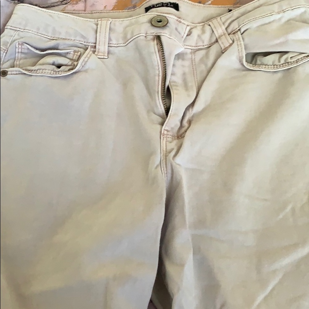 Light washed pink jeans